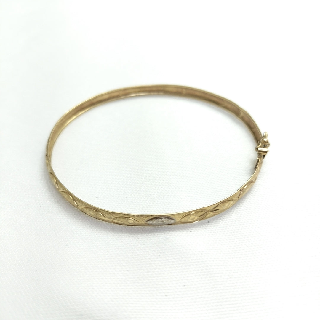 PULSERA RIGIDA ORO 14 K 3,10 GRMS (SEMINUEVO)