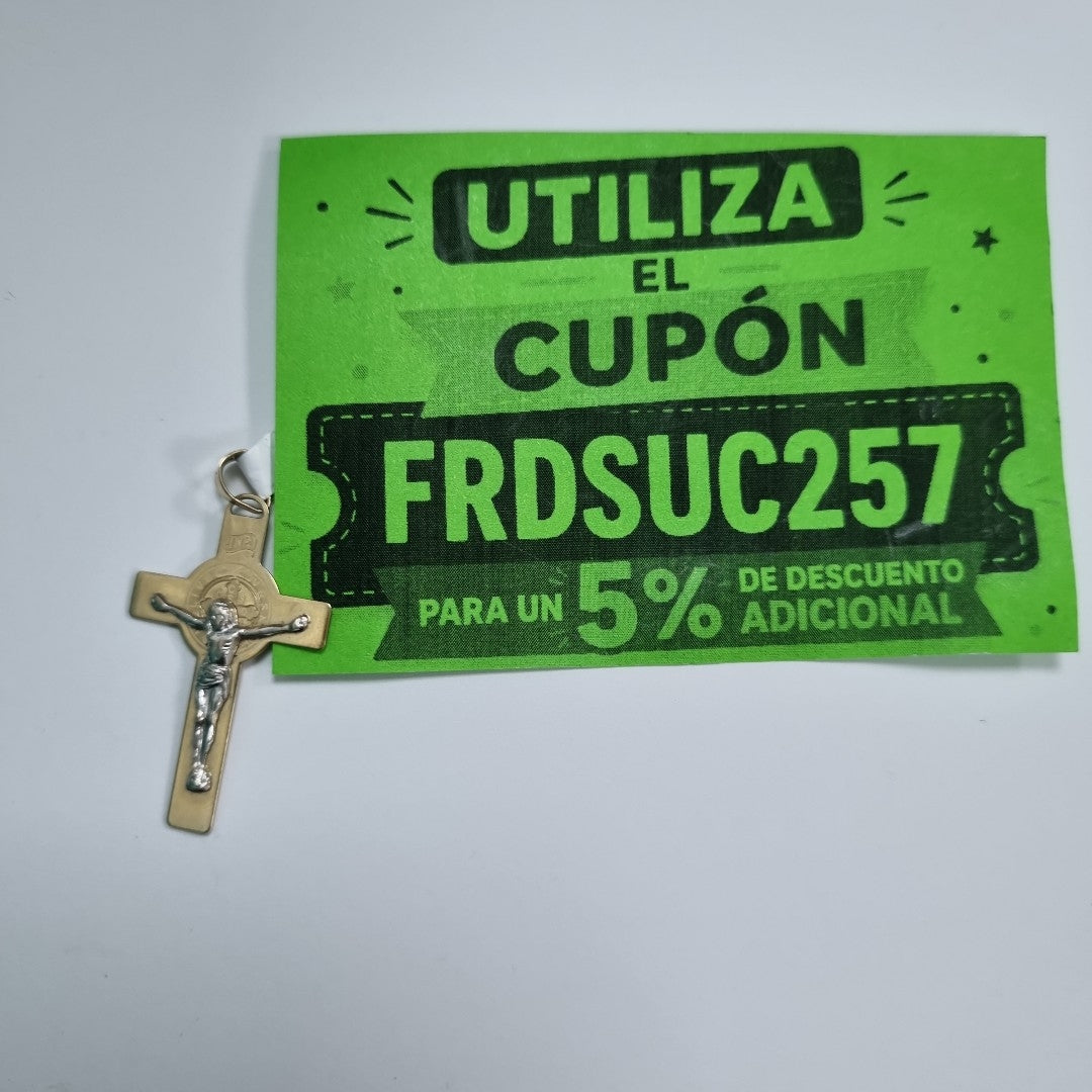 CRUCIFIJO ORO 10 K 1,90 GRMS (SEMINUEVO)
