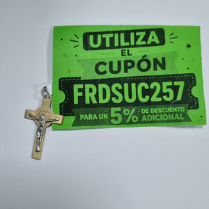 CRUCIFIJO ORO 10 K 1,90 GRMS (SEMINUEVO)