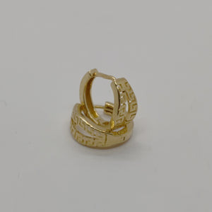 ARRACADAS PAR ORO 14 K 2 GRMS (SEMINUEVO)