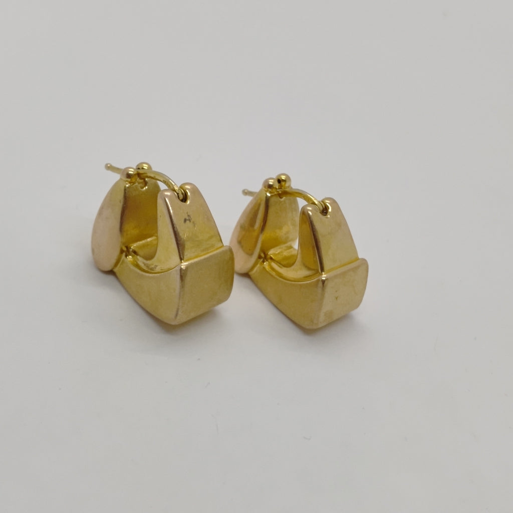 ARRACADAS PAR ORO 14 K 5.9 GRMS (SEMINUEVO)
