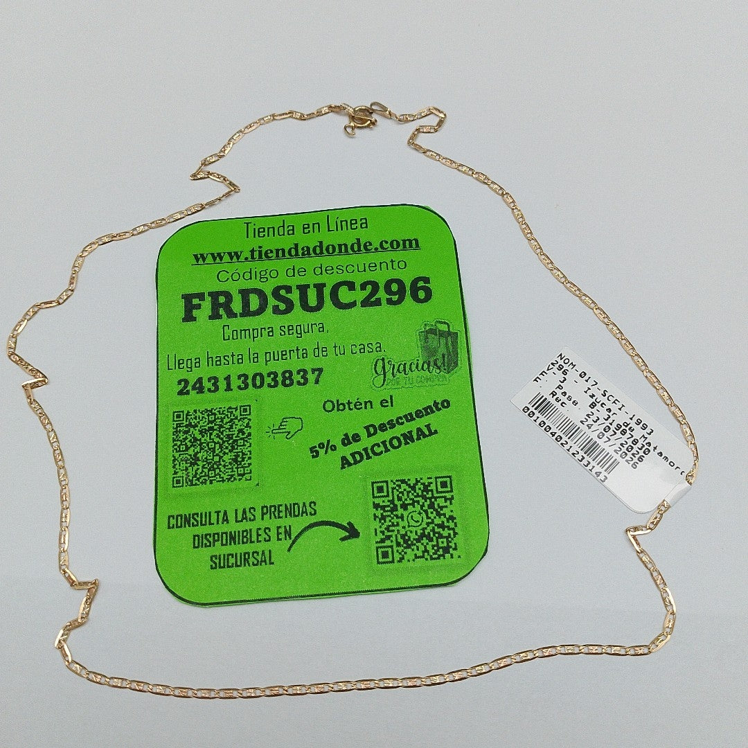 CADENA ORO 10 K 1.8 GRMS (SEMINUEVO)