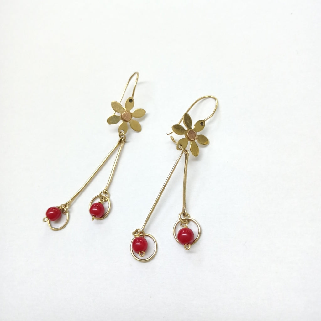 ARETES PAR ORO 14 K 3,60 GRMS (SEMINUEVO)
