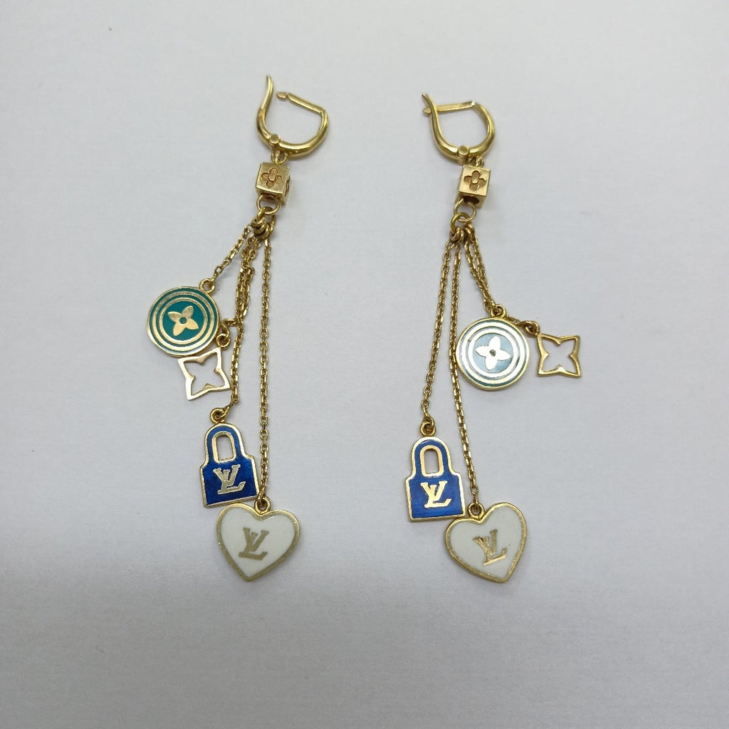 ARETES PAR ORO 14 K 12.7 GRMS (SEMINUEVO)