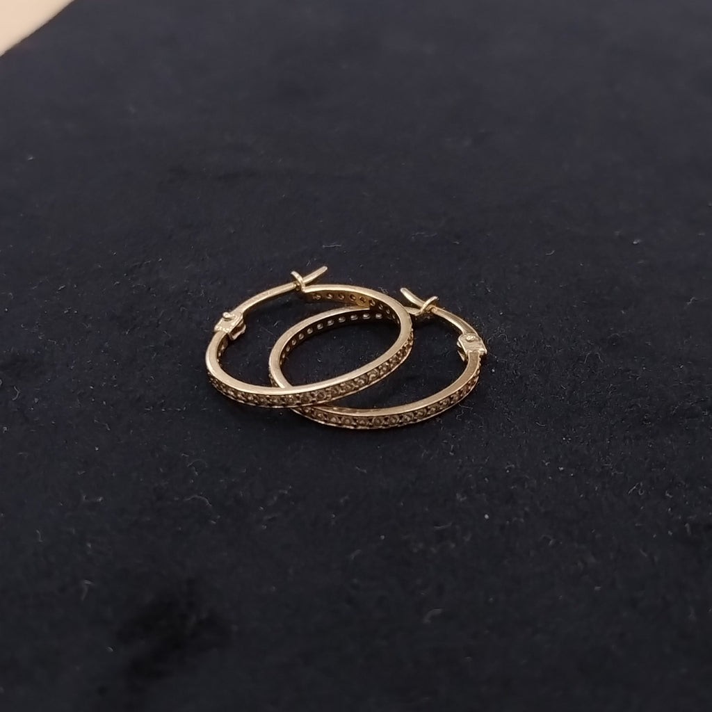 ARETES PAR ORO 10 K 1.5 GRMS (SEMINUEVO)