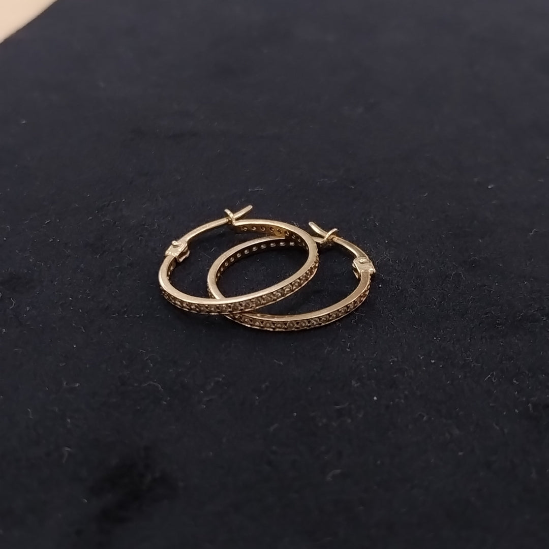 ARETES PAR ORO 10 K 1.5 GRMS (SEMINUEVO)