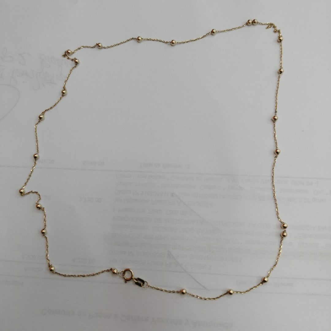 CADENA ORO 10 K 2,00 GRMS (SEMINUEVO)