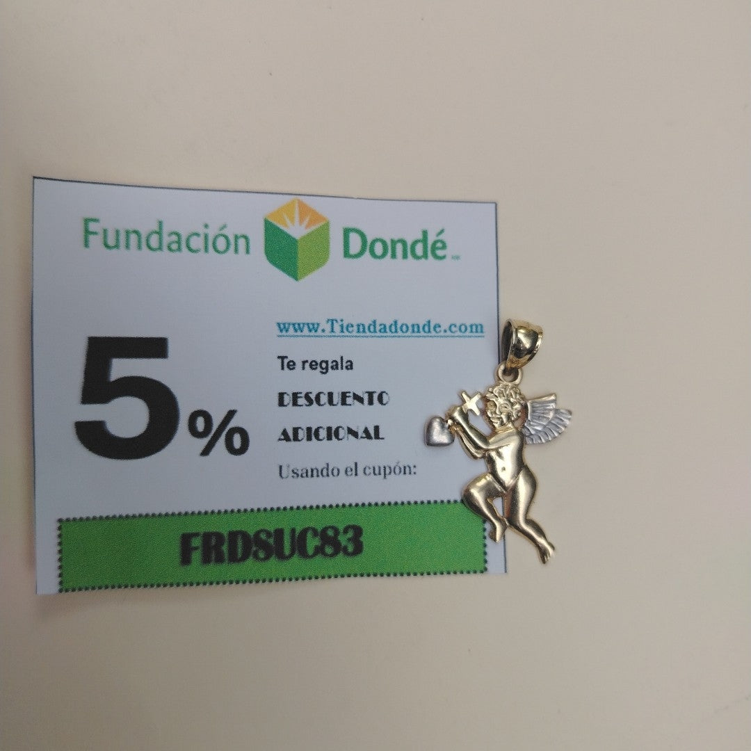 DIJE ORO,RODIADO 10 K 2,80 GRMS (SEMINUEVO)