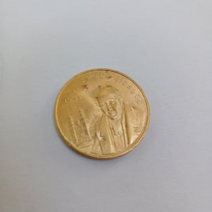 K1 16.6 GRMS 21 K IDENTIFICACIÓN MEDALLA CONMEMORATIVA, MONEDA NOMINATIVA (SEMINUEVO)