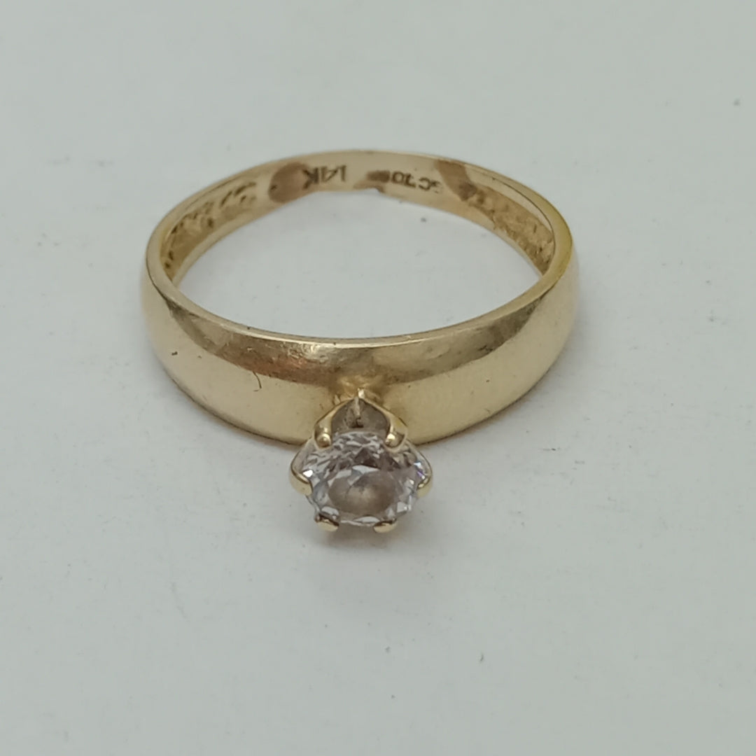 SOLITARIO ORO 14 K 2,10 GRMS (SEMINUEVO)