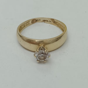 SOLITARIO ORO 14 K 2,10 GRMS (SEMINUEVO)