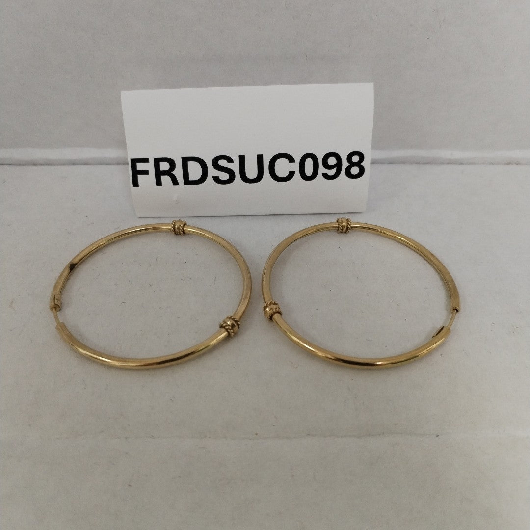 ARRACADAS PAR ORO 14 K 7,80 GRMS (SEMINUEVO)