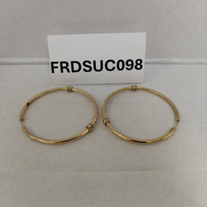 ARRACADAS PAR ORO 14 K 7,80 GRMS (SEMINUEVO)