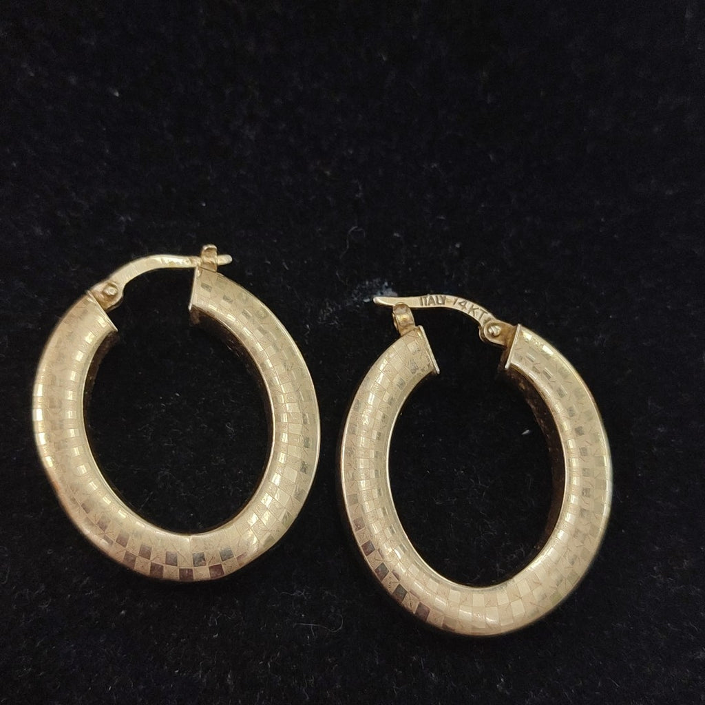 ARRACADAS PAR ORO 14 K 4,90 GRMS (SEMINUEVO)