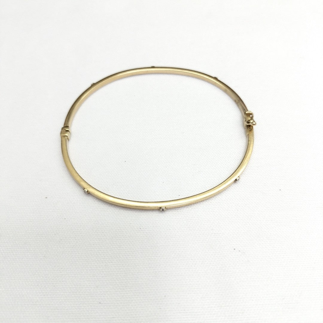 PULSERA RIGIDA ORO 14 K 3,20 GRMS (SEMINUEVO)