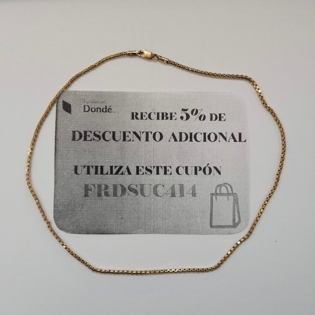 CADENA ORO 10 K 2.8 GRMS (SEMINUEVO)
