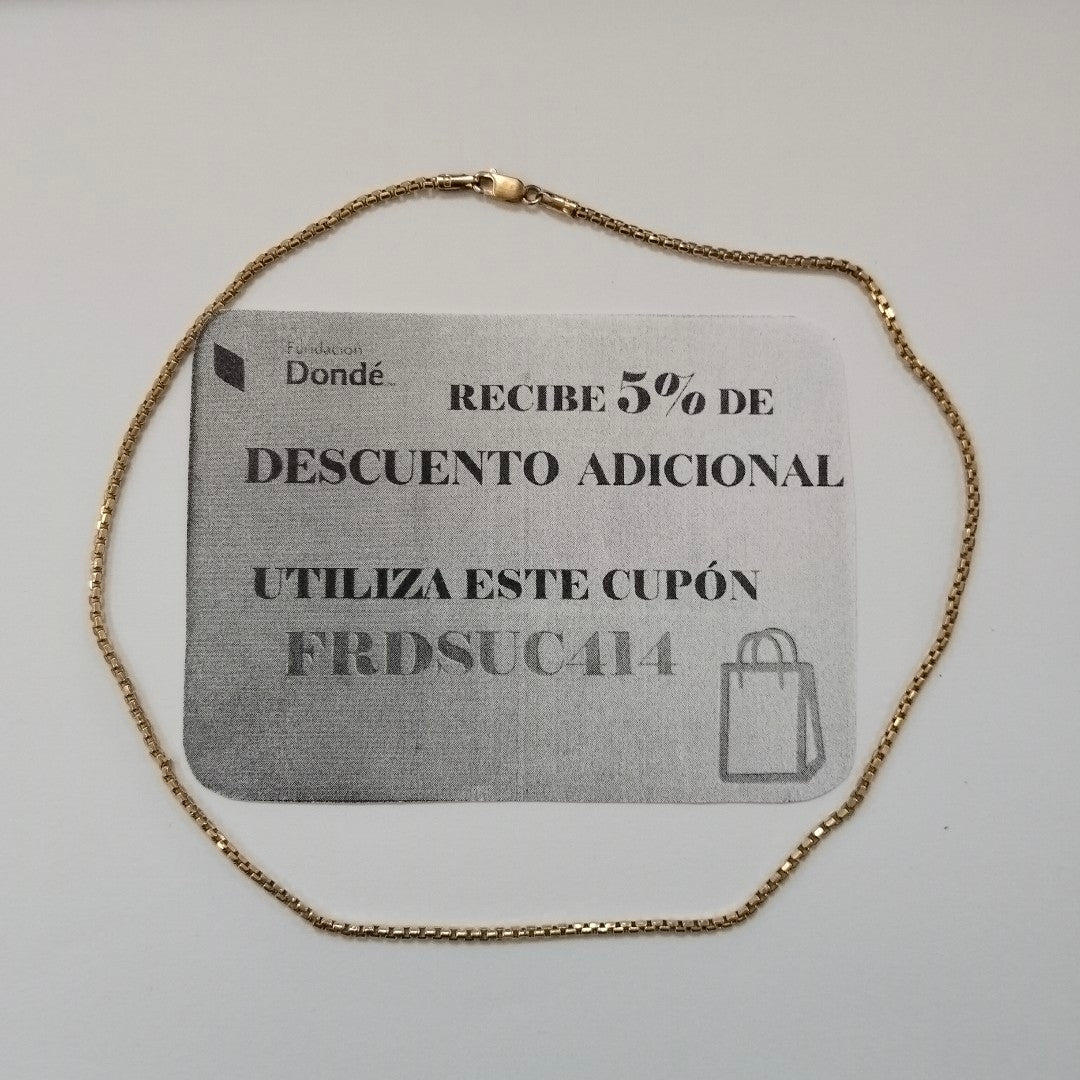 CADENA ORO 10 K 2.8 GRMS (SEMINUEVO)