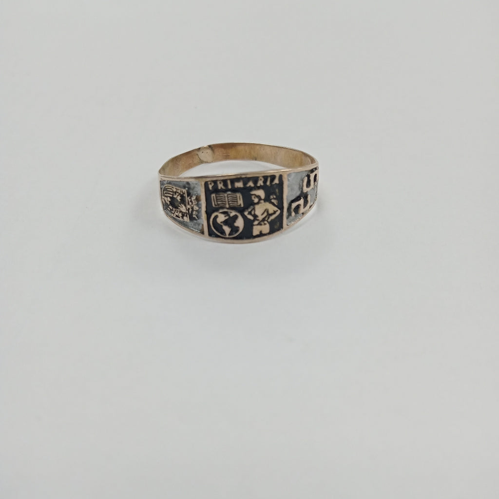 ANILLO DE GRADUACIÓN ORO 8 K 0.9 GRMS (SEMINUEVO)
