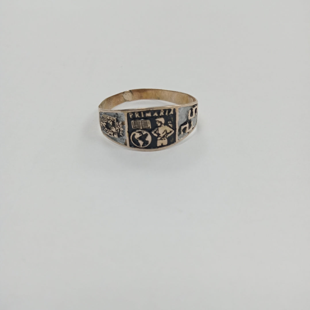ANILLO DE GRADUACIÓN ORO 8 K 0.9 GRMS (SEMINUEVO)