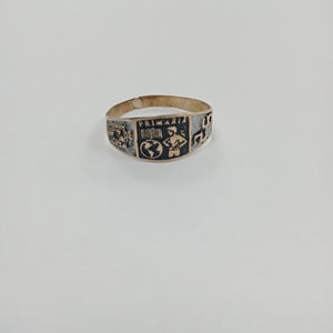 ANILLO DE GRADUACIÓN ORO 8 K 0.9 GRMS (SEMINUEVO)