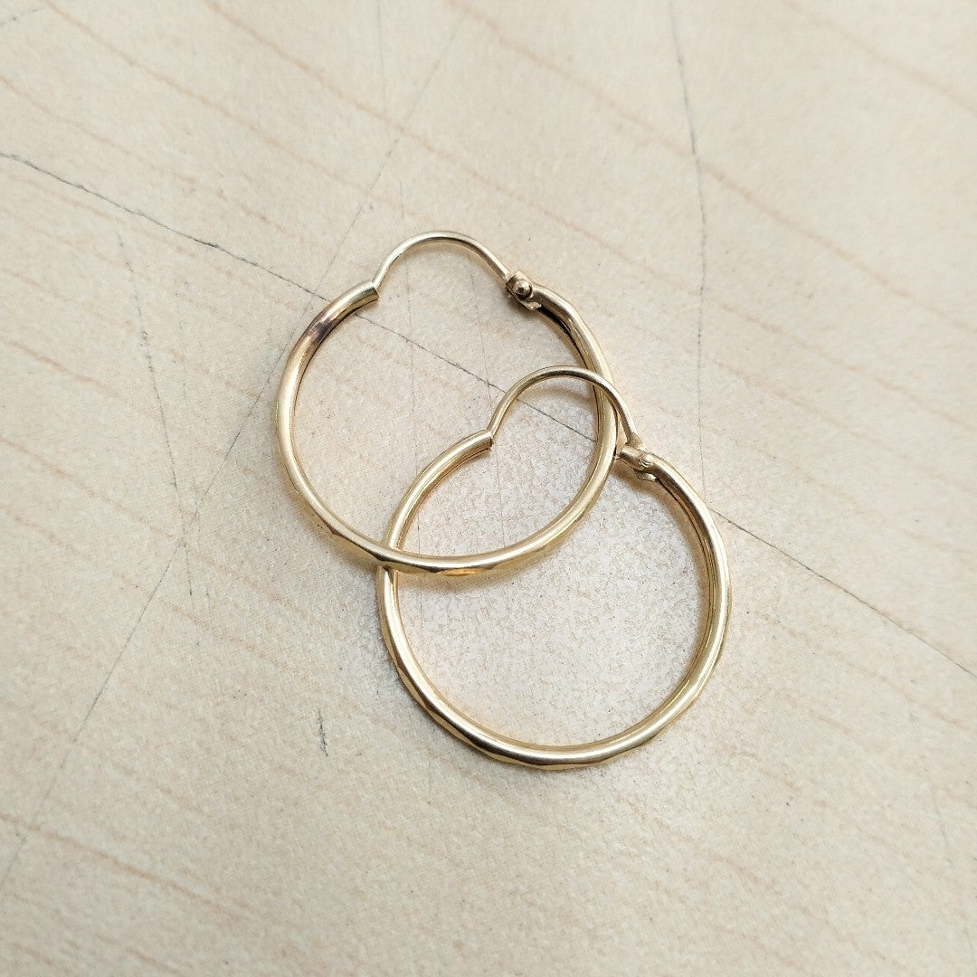 ARRACADAS PAR ORO 14 K 1,00 GRMS (SEMINUEVO)