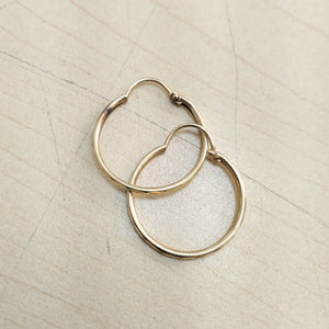 ARRACADAS PAR ORO 14 K 1,00 GRMS (SEMINUEVO)