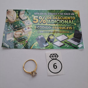 ANILLO ORO 10 K 1.8 GRMS (SEMINUEVO)