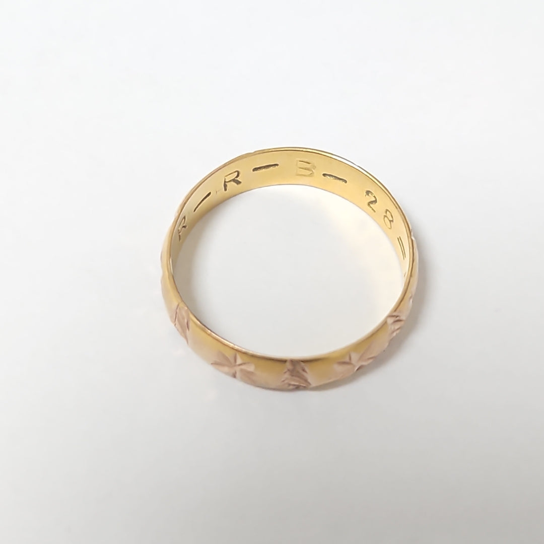 ANILLO ORO 10 K 3,00 GRMS (SEMINUEVO)
