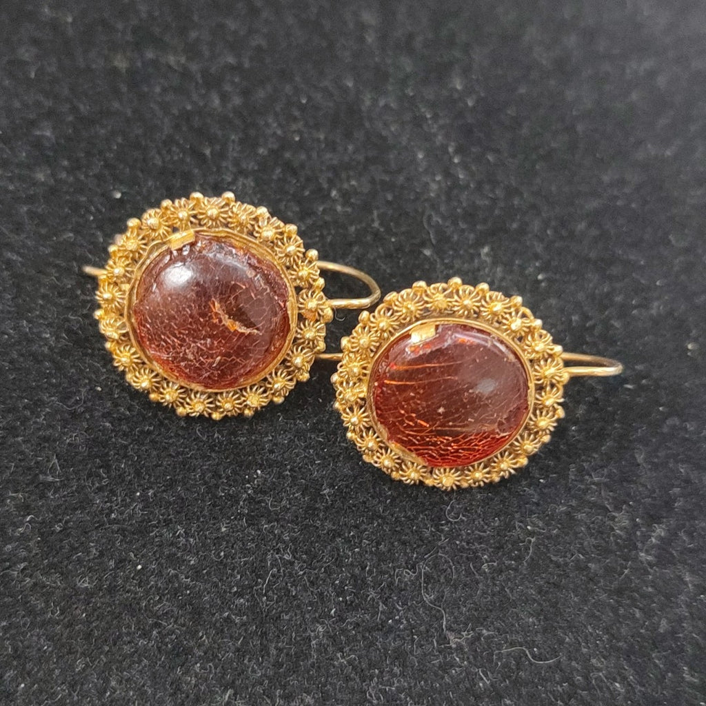 ARETES PAR ORO 10 K 4,20 GRMS (SEMINUEVO)
