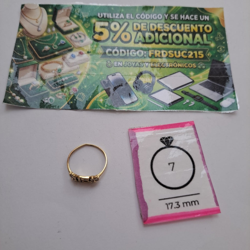 ANILLITO ORO 10 K 1,50 GRMS (SEMINUEVO)