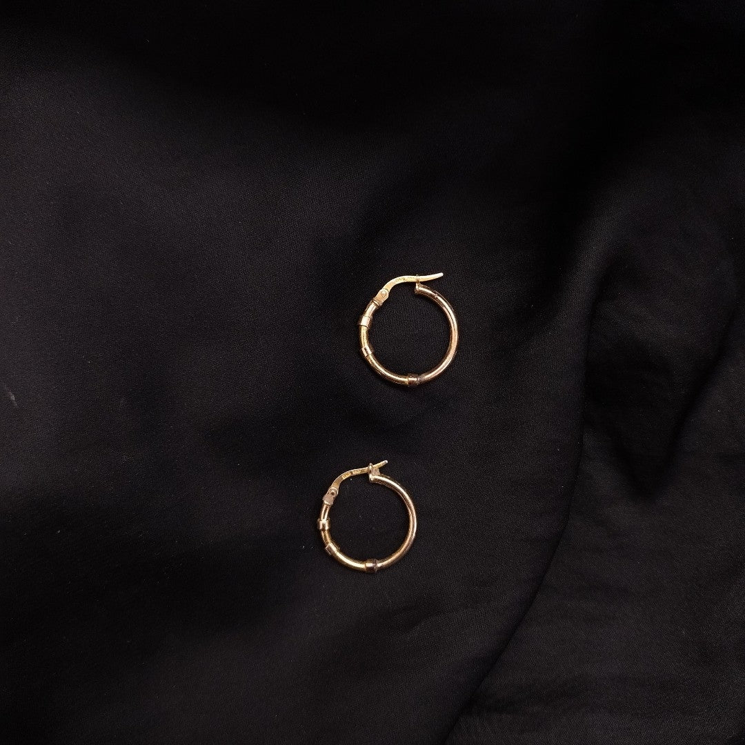 ARRACADAS PAR ORO 14 K 2,30 GRMS (SEMINUEVO)