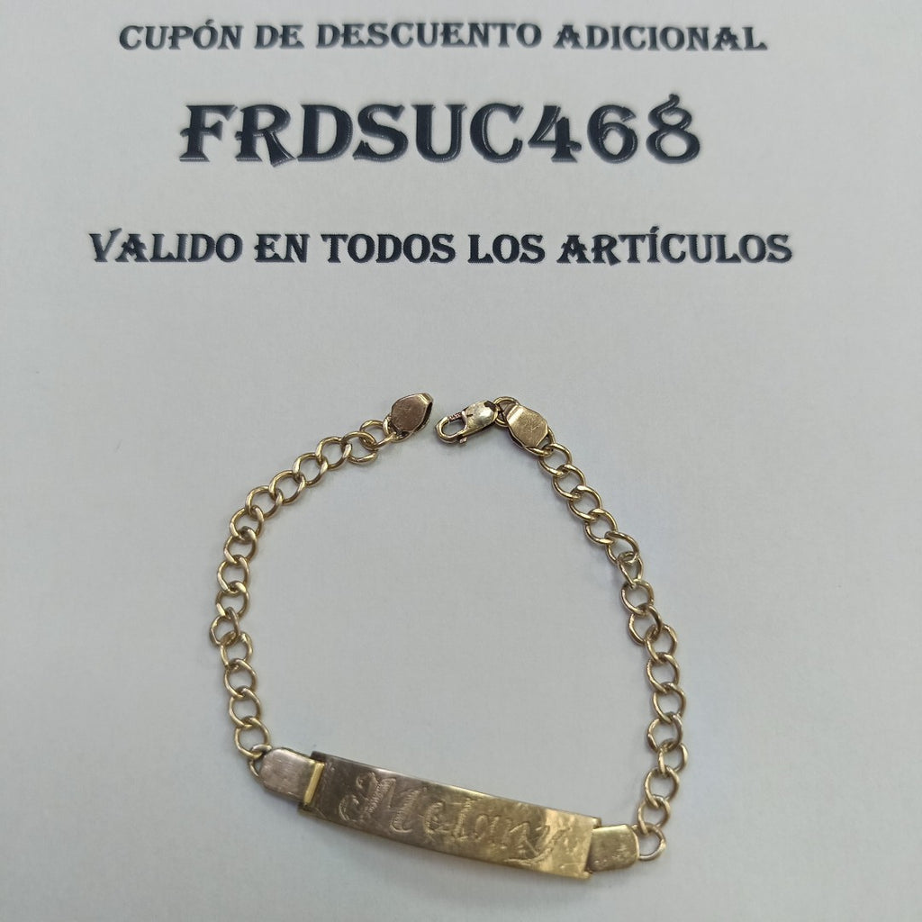 ESCLAVA ORO 10 K 3,80 GRMS (SEMINUEVO)