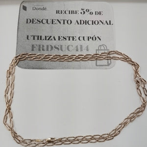 CADENA ORO 8 K 8.7 GRMS (SEMINUEVO)