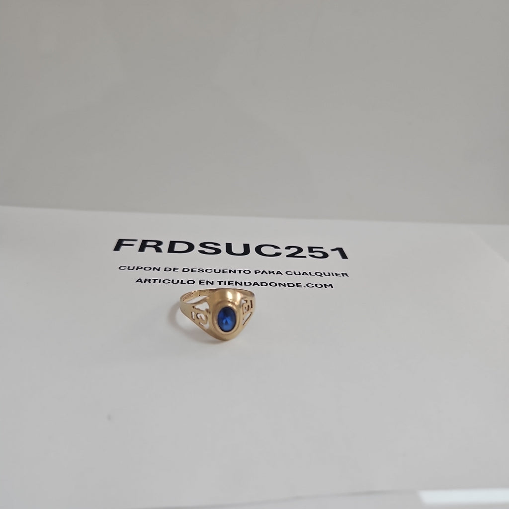 ANILLO ORO 10 K 2.5 GRMS (SEMINUEVO)