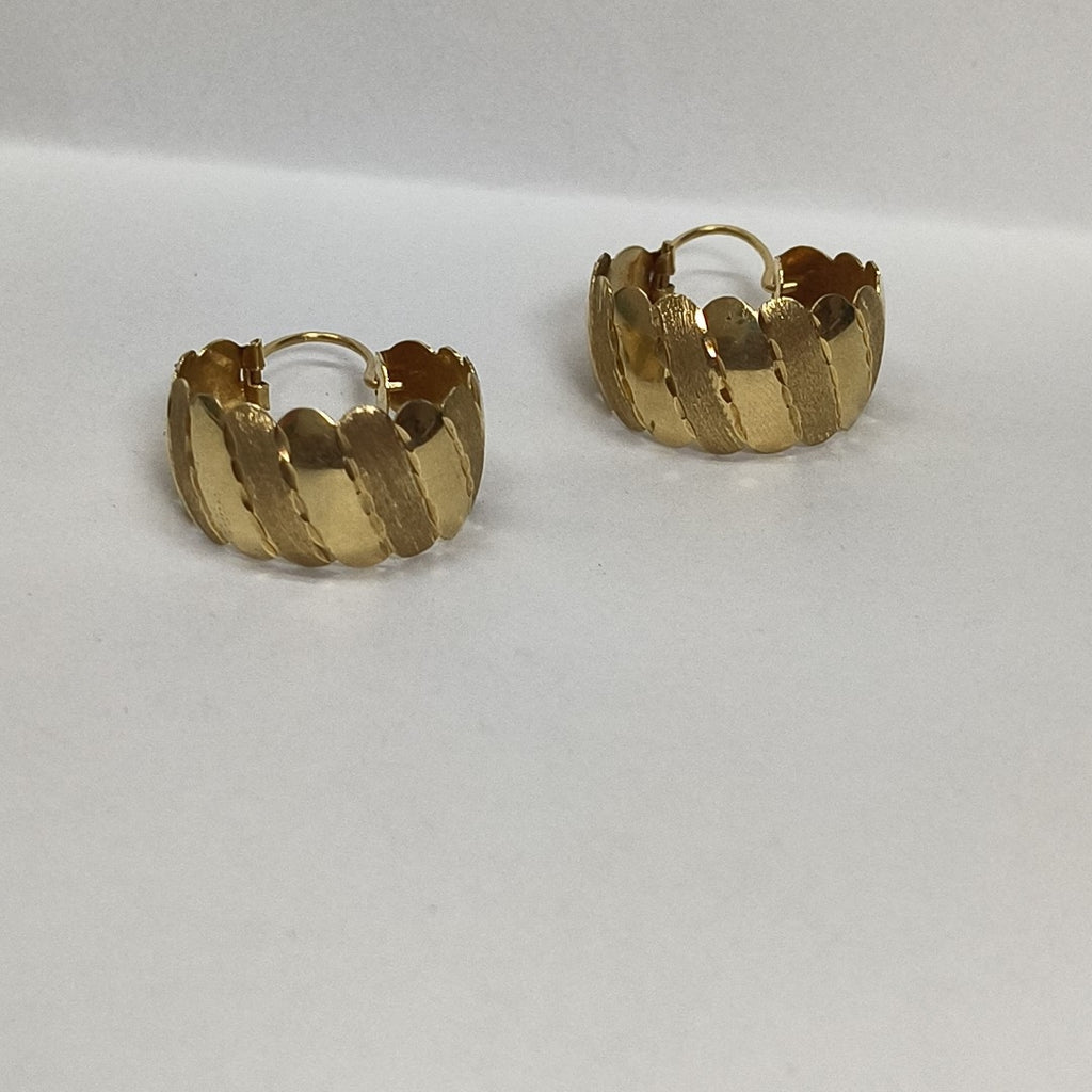 ARRACADAS PAR ORO 14 K 3,50 GRMS (SEMINUEVO)