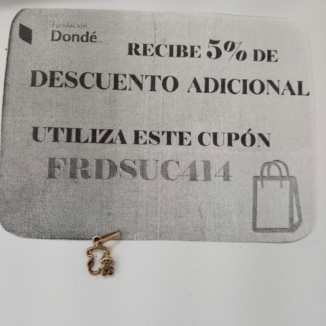 DIJE ORO 10 K 0.6 GRMS (SEMINUEVO)