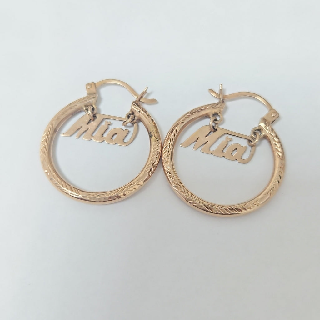 ARRACADAS PAR ORO 8 K 4,30 GRMS (SEMINUEVO)
