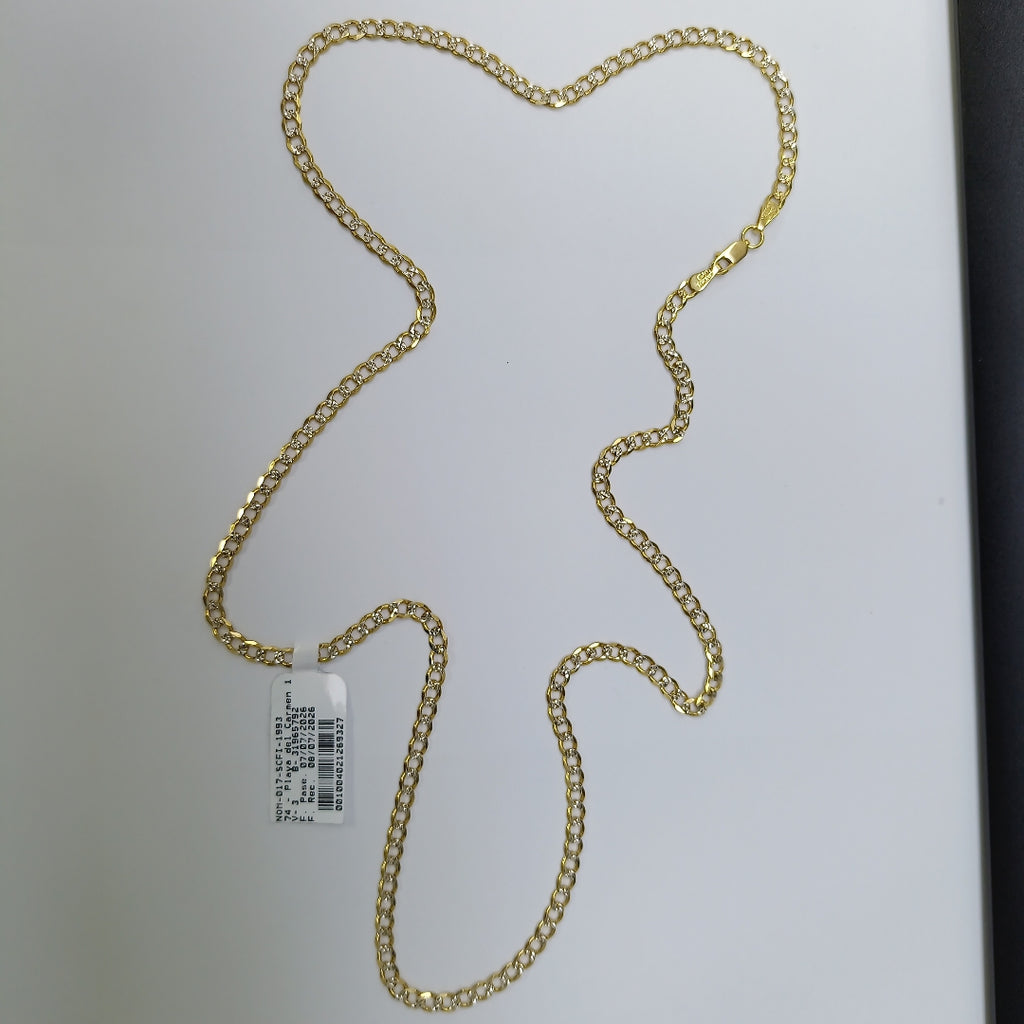CADENA ORO, RODIADO 10 K 14.7 GRMS (SEMINUEVO)