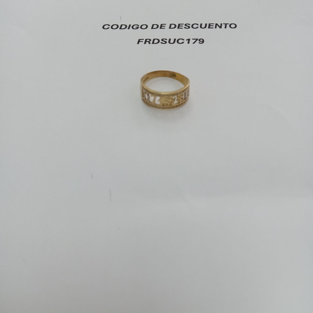ANILLITO ORO 10 K 2.1 GRMS (SEMINUEVO)