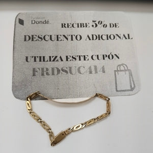 ESCLAVA ORO 14 K 4.3 GRMS (SEMINUEVO)