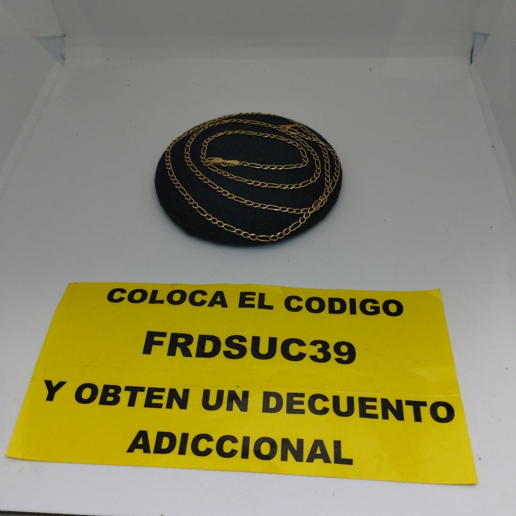 CADENA ORO 14 K 4.3 GRMS (SEMINUEVO)