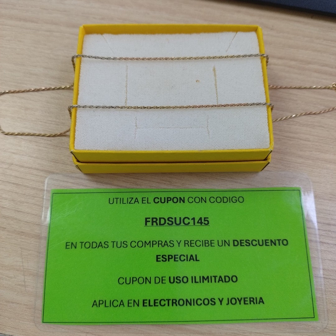 CADENA ORO 14 K 3,50 GRMS (SEMINUEVO)