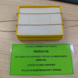 CADENA ORO 14 K 3,50 GRMS (SEMINUEVO)
