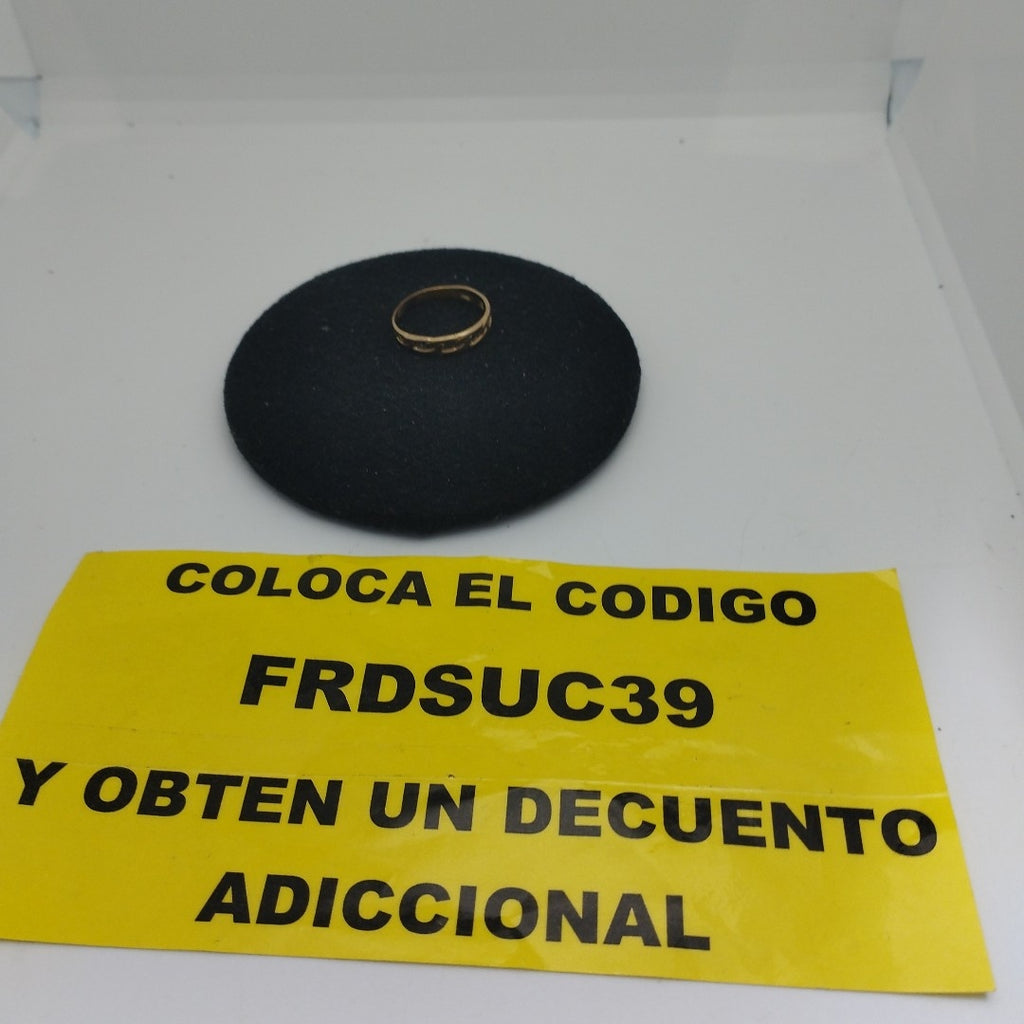 ANILLITO ORO 14 K 1.5 GRMS (SEMINUEVO)