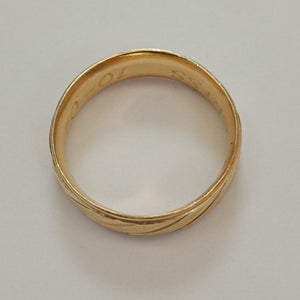 ARGOLLA ORO 14 K 3,10 GRMS (SEMINUEVO)