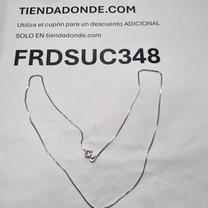 CADENA ORO BLANCO 18 K 3,70 GRMS (SEMINUEVO)