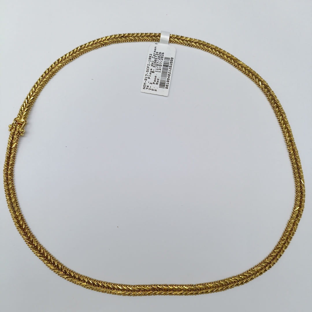 CADENA ORO 18 K 37.2 GRMS (SEMINUEVO)