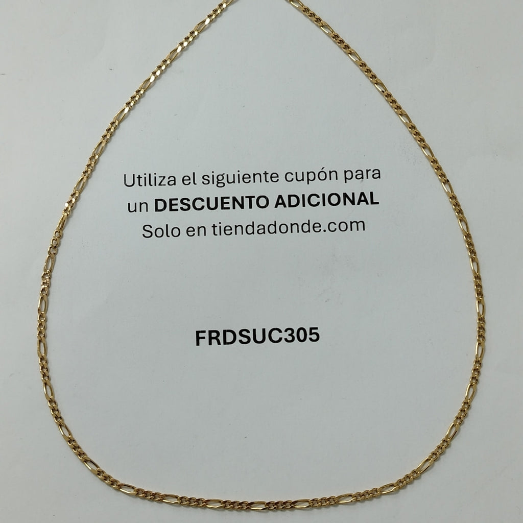 CADENA ORO 14 K 4.5 GRMS (SEMINUEVO)