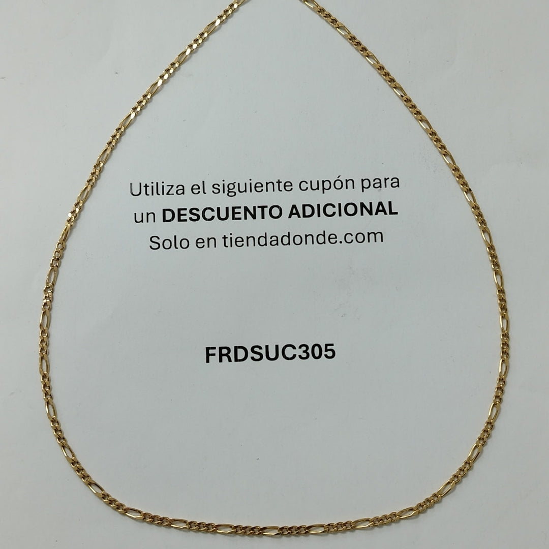 CADENA ORO 14 K 4.5 GRMS (SEMINUEVO)