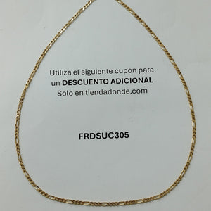 CADENA ORO 14 K 4.5 GRMS (SEMINUEVO)